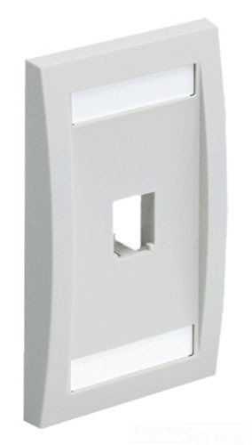 Panduit Cfpe1Why 1 Gang 1 Port Faceplate, White