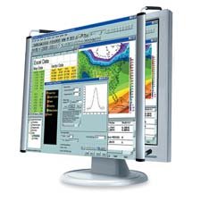 Kantek Lcd Monitor Magnifier 19 Silver   For 19Lcd Monitor