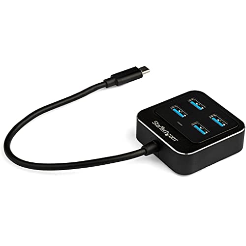 Startech.Com 4 Port Usb C Hub   Usb C To 4X Usb A Ports   Superspeed 10Gbps Usb 3.1/3.2 Gen 2 Type C Hub   Usb Bus Powered   Por