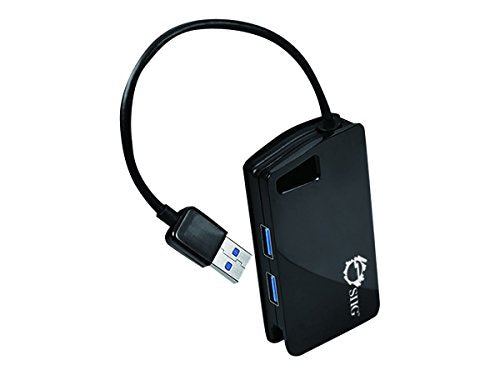 Siig Ju H30812 S1 Super Speed Usb 3.0 4,Port Hub, 4 Ports, Black