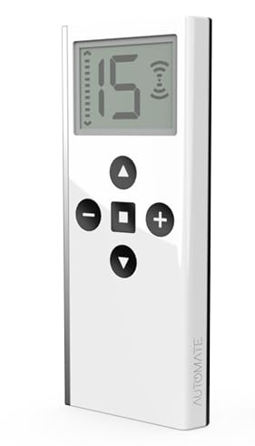 RollEase Automate Push 15 Channel Remote Control for Individual Room and Whole Home Shade Control. Compatible with ARC Motors. T