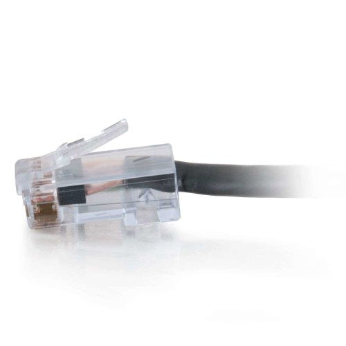 C2G 15Ft Cat6 Non Booted Network Patch Cable (Plenum Rated)   Black