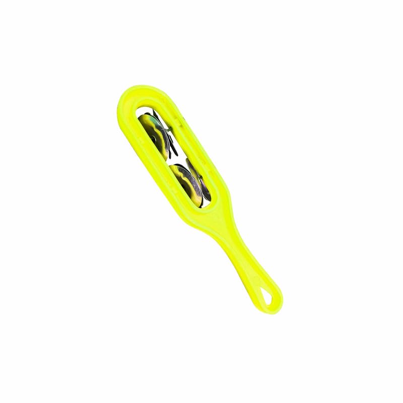 Rolimoli Plastic Majira One Line Music Instrument For Kirtan Bhajan Mandir Aarti Practice And Worship (Parrot, Pack 1)