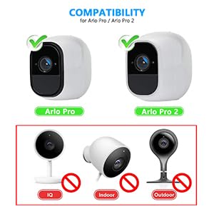 16.4Ft 2 Pack Indoor/Outdoor Power Adapter Plug Wall Charger For Arlo Pro And Arlo Pro 2 Camera, Arlo Essential Spotlight/Xl/Xl