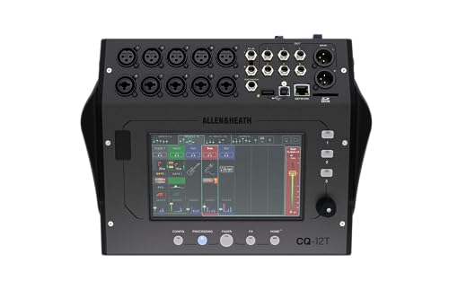 Allen & Heath Cq 12T Digital Mixer With 7' Touchscreen And Bluetooth Connectivity