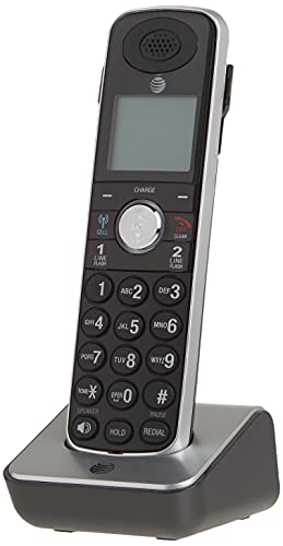 At&T Tl86009 Accessory Cordless Handset, Black/Silver | Requires An At&T Tl86109 Expandable Phone System To Operate