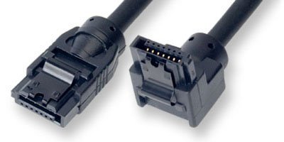 Link Depot 1 Meter Sata 6Gbps Cable, Straight To Left Angle (Ld Sata3L 1 M)