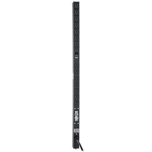 Tripp Lite Metered Pdu, 15A, 14 Outlets (5 15R), 120V, 5 15P, 15 Ft. Cord, 0U Vertical Rack Mount Power (Pdumv15 36) Black