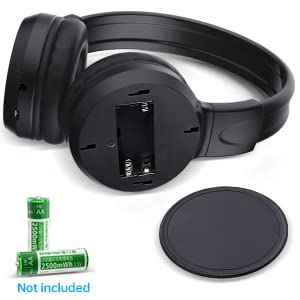 Portable Personal Fm Radio Headphones With Best Reception,Foldable Fm Headset Radio Receiver For Meeting, Daily Works, Hiking, J