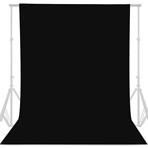 Gfcc 6Ftx9Ft Black Backdrop Background   For Photography Photo Booth Backdrop For Photoshoot Background Screen Video Recording P
