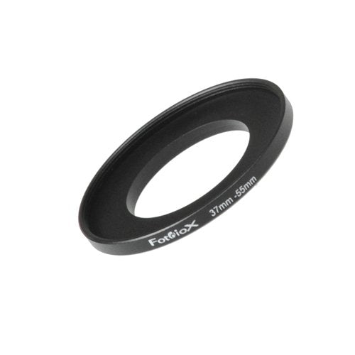 Fotodiox Metal Step Up Ring, Anodized Black Metal 37mm-55mm, 37-55 mm
