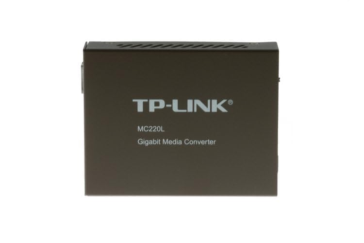Tp Link Mc220L Gigabit Media Converter, 1000Mbps Rj45 To 1000Mbps Sfp Slot Supporting Minigbic Modules, Chassis Mountable Size: