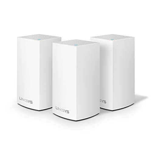 Linksys Velop Mesh Home Wifi System, 4,500 Sq. Ft Coverage, 30+ Devices, Speeds Up To (Ac1300) 1.3Gbps   Whw0103