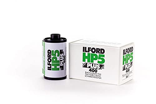 Ilford Harman Reusable Motorized Camera With Flash And Hp5+ 35Mm 36 Exposure Film Roll