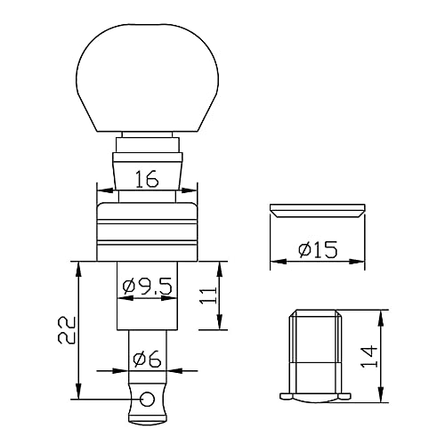 Golden Gate P 147 Deluxe Banjo Tuners   Nickel   Set Of 4