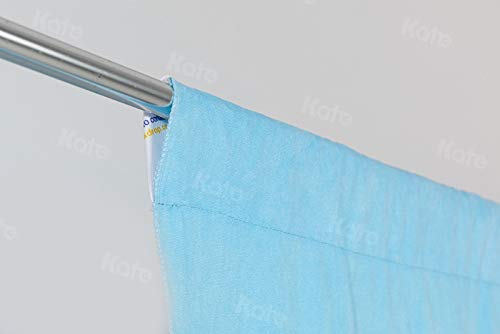 Kate 8Ft  10Ft Solid Light Blue Backdrop Portrait Photography Background For Photography Studio Children And Headshots Sky Blue