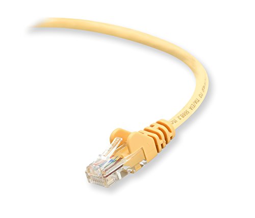 Belkin 20 Foot Cat5E Snagless Patch Cable (Light Yellow/Beige)