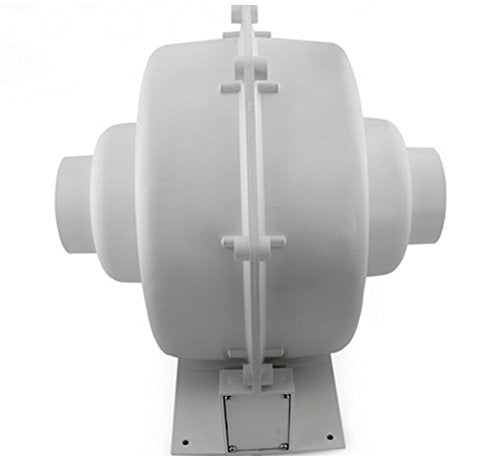 Radonaway Gp501 Radon Fan & Install Kit: Two 3''X3'' White Couplings & U Tube Vacuum Gauge & Radon System Labels