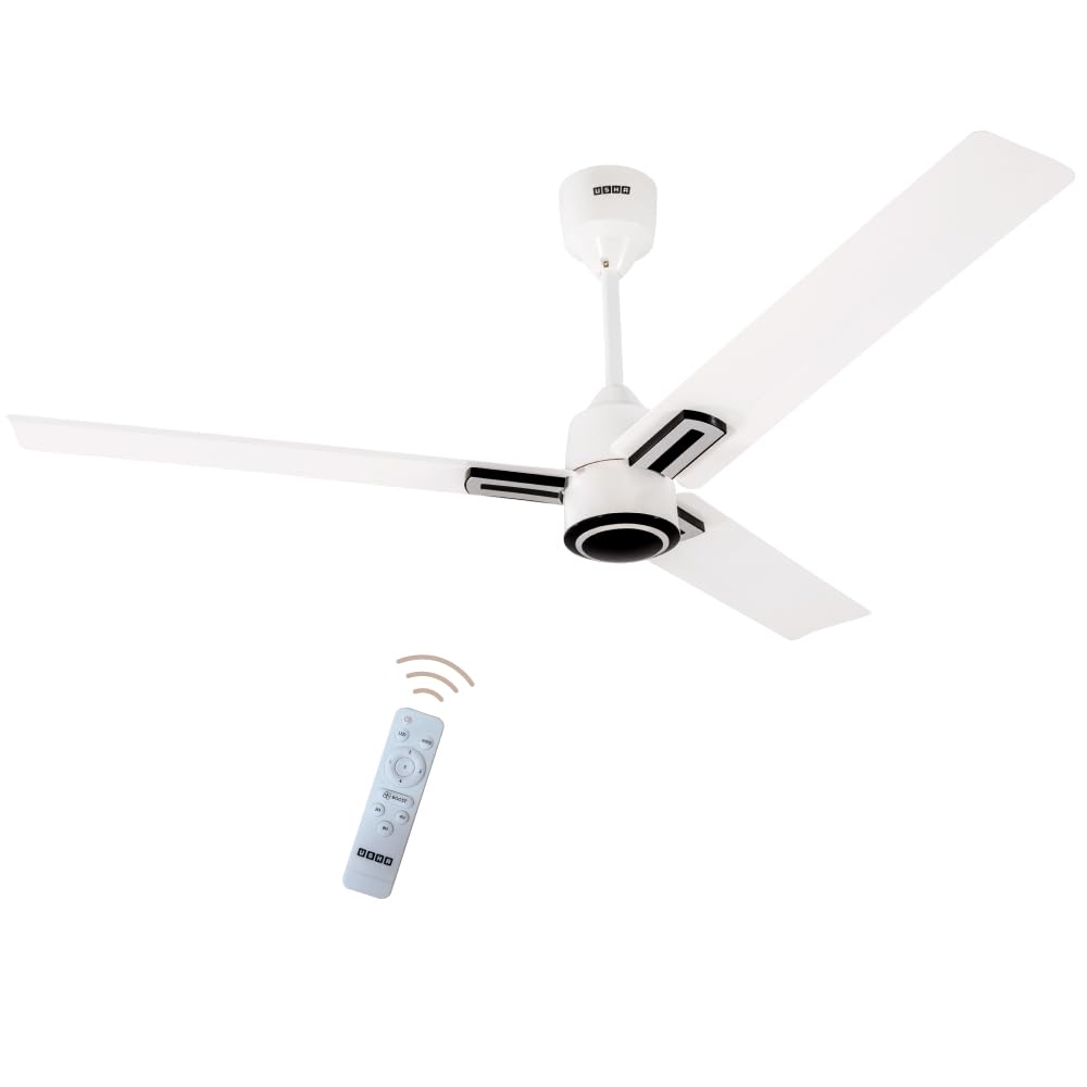 Usha Aeroedge Plus 1200Mm Bldc Ceiling Fan With Ir Remote | Led Indicator | Bee 5 Star Rated Energy Efficient | 100% Copper Moto