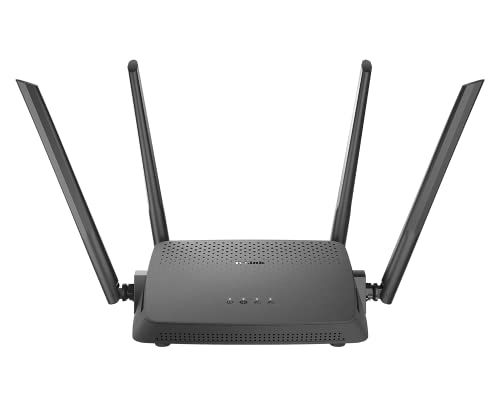DLink Dir825 1200Mbps Dual Band WiFi Router | Fast & Reliable Speeds | 2.4 Ghz Up To 300Mbps & 5 Ghz Up To 867Mbps | Gigabit