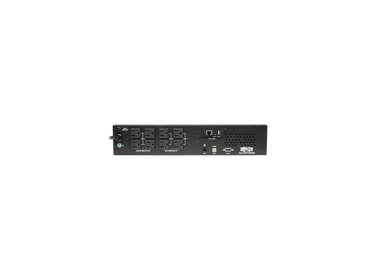 Tripp Lite Smart1500Rm2Un Ups Smart 1500Va 1350W Rackmount Avr 120V Compatible With Pure Sine Wave Usb Db9 Preinstalled Snmpwebc