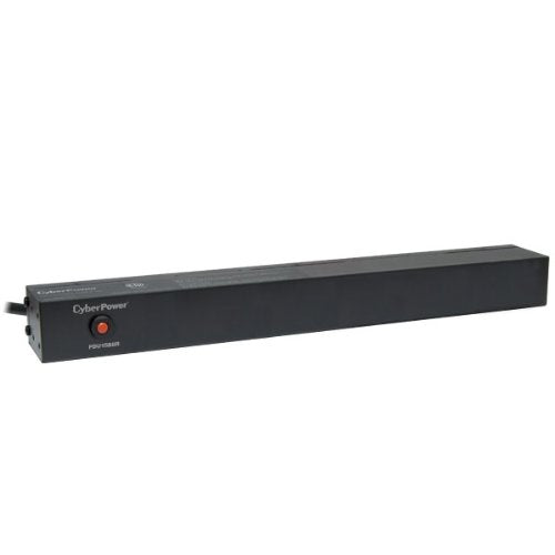 Cyberpower Pdu15B8R Basic Pdu, 100 125V/15A, 8 Outlets, 1U Rackmount