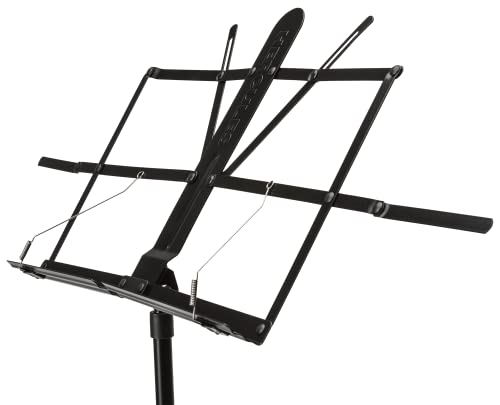 Hercules Bs100B Two Section Music Stand Black