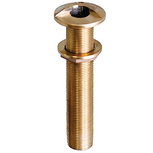 Groco 1-1/2'' Bronze Extra Long High Speed Thru-Hull Fitting W/Nut,WBAUVB082B7PBS2