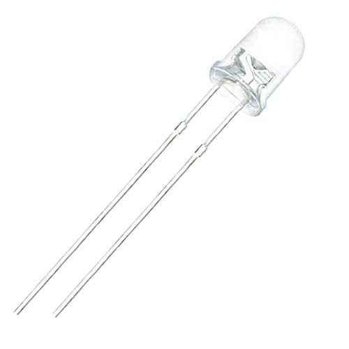 Invento 10 Pieces 3Mm White Color Led Light Bulb Lamp Light Emitting Diode Dc 1.5V  3V For Diy Projects