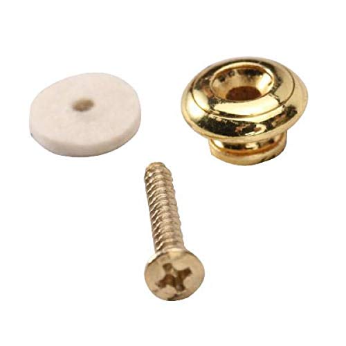 BNF4X Gold Mushroom Head Guitar Strap Button Durable Iron for Most Electric Guitar|Musical Instruments & Gear|Guitars & Basses|P