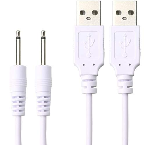 2 Pack Wand Charger Replacement DC Charging Cable Set Compatible with lovesense,Compatible with Tracys Dog,Tracys Dogg Beauty I