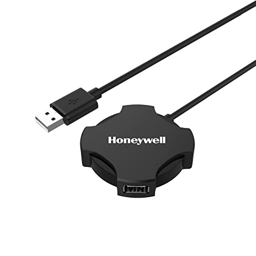 Honeywell 4 In 1 Ultra Slim Usb Hub 2.0,1.2Meter(4 Feet) Cable, With A Transfer Speed Of 480Mbps, Universally Compatible With Al