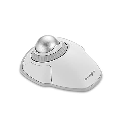 Orbit  Wireless Trackball With Scroll Ring - White