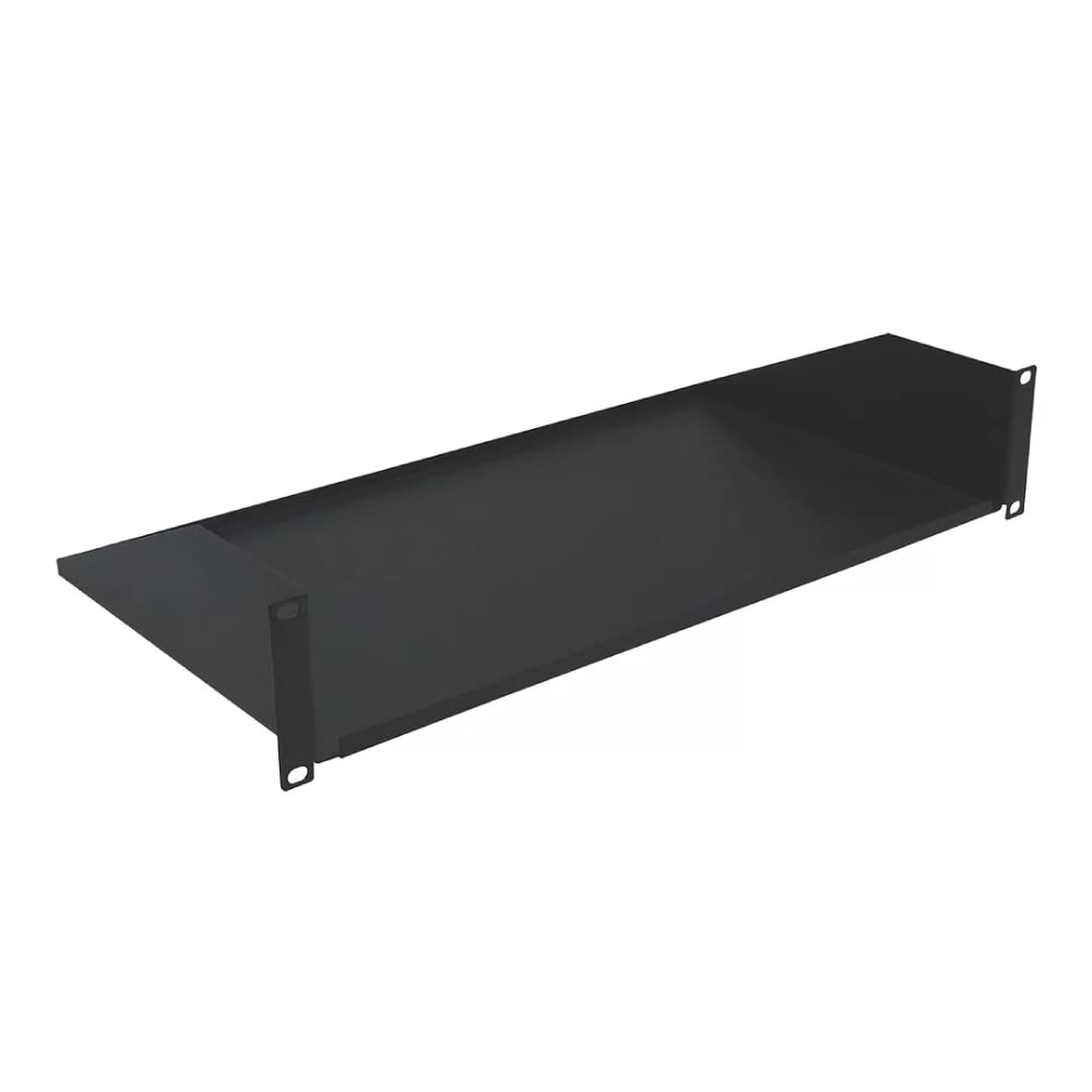 Wavenet 3036-N Black Steel 2U Rack Mount Cantilever Shelf for 19 in. Network Equipment Rack & Cabinet