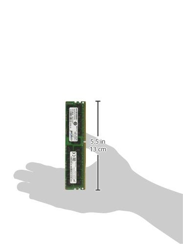 Crucial Ct16G4Rfd4213 16Gb Single Ddr4 2133 Mt/S (Pc4-2133) Cl15 Dr X4 Ecc Registered Dimm 288-Pin Server Memory,Black/Green