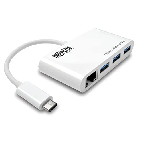 Tripp Lite 3 Port Usb C To Usb A Hub Portable W/Gigabit Ethernet Port Rj45 (U460 003 3Ag)