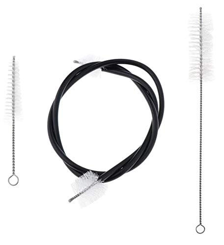 Jiayouy 3 Pieces Trumpet Cleaning Kit Mouthpiece Brush Valve Brush Flexible Brush Set For Trumpet Trombone Instrument Maintenanc