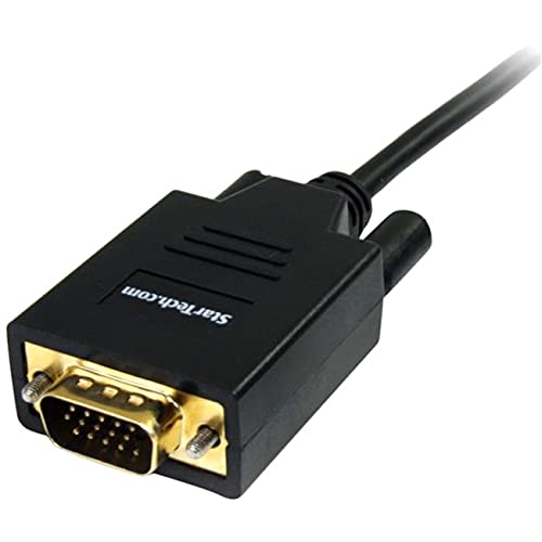 Startech.Com 6Ft (2M) Mini Displayport To Vga Cable   Active Mini Dp To Vga Adapter Cable   1080P Video   Mdp 1.2 Or Thunderbolt
