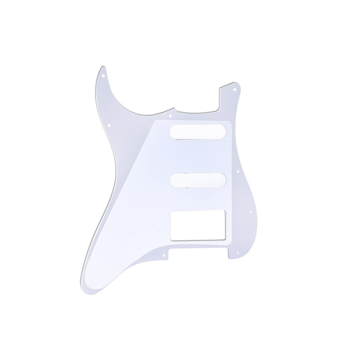 Musiclily Hss 11 Hole Strat Guitar Pickguard Scratch Plate For Fender Usa/Mexican Made Standard Stratocaster Modern Style Parts,