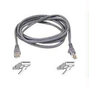 Belkinponents 14Ft Cat6 Snagless Patch Cable Utp Gray Pvc Jacket 23Awg 50 Micron Gold Pla