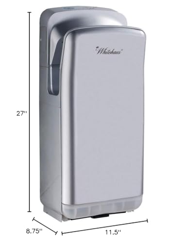 Whitehaus Wh666-Gray Hands-Free Wall Mount Hand Dryer