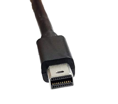 Cable Plus 6Ft Black Displayport To Mini Displayport Cable, 4K@60Hz, 2K@165Hz/144Hz, Supports Laptop, Tv, Monitor