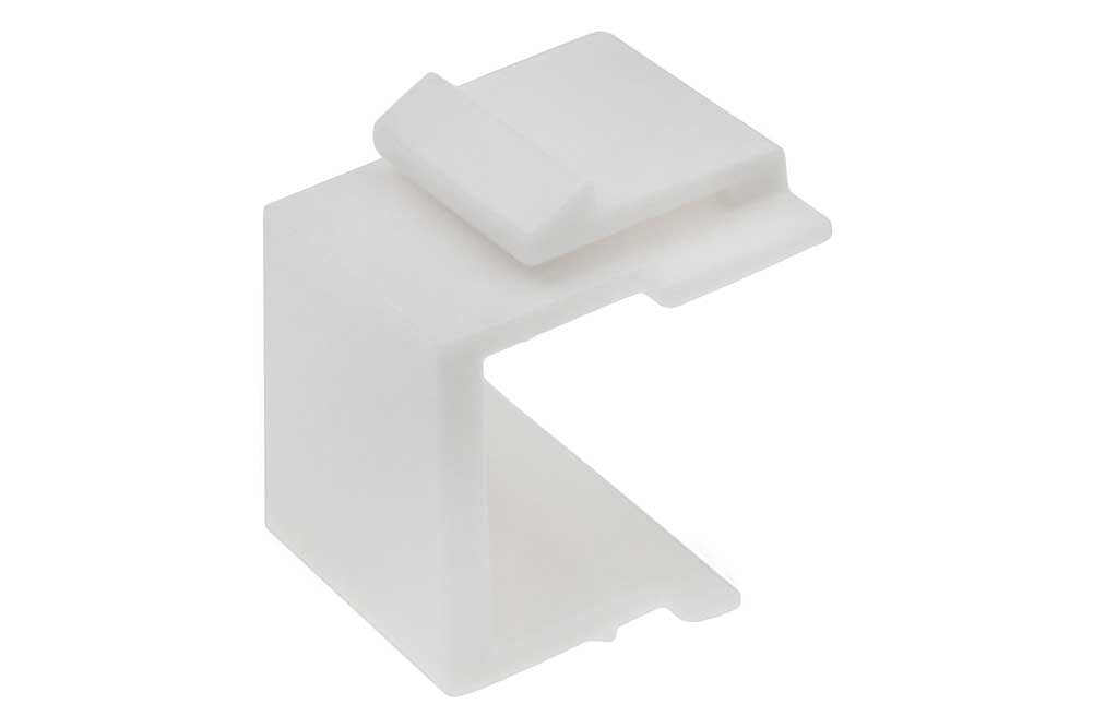 Sf Cable, Snap-In Keystone Wallplate Blank Insert White