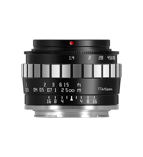 Ttartisan 23Mm F1.4 Aps C Lenses For Fuji X Mount X A1 X A10 X A3 X A7 X M1 X M5 X H1 X H2S X T1 X T10 X T2 X T3 X T4 X T100 X T30 Ii X T50 X Pr01 X Pr03 X E4 X S20