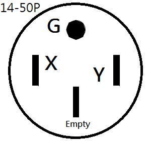Parkworld 691883B Rv 50A Plug 14 50P To 6 50R Welder 50A Receptacle 40Amp Adapter Cord (5Ft)