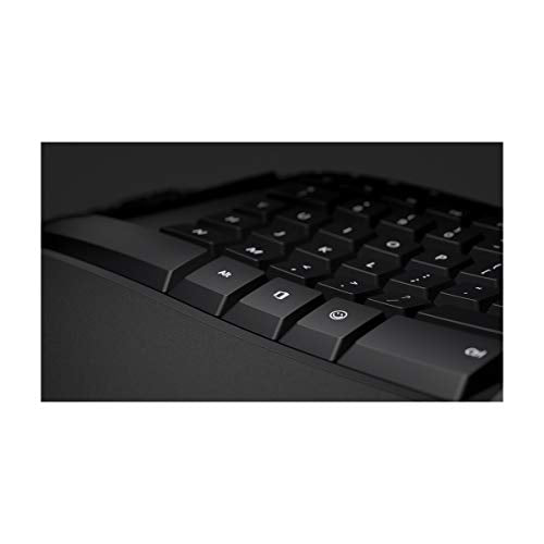 Microsoft Lxm 00004 Wired Ergonomic Keyboard, Black