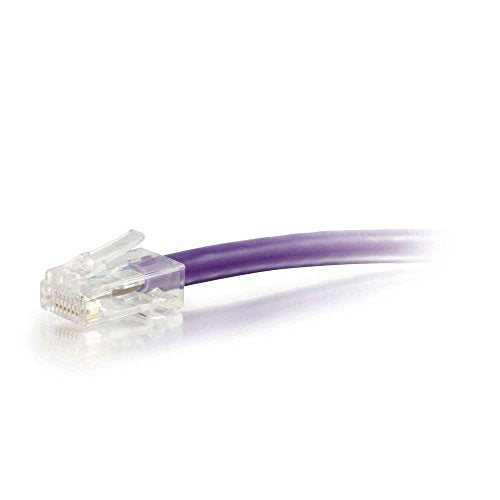 C2G 04215 Cat6 Cable   Non Booted Unshielded Ethernet Network Patch Cable, Purple (5 Feet, 1.52 Meters)