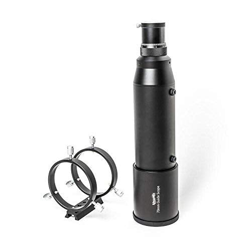 MEOPTEX 70mm Compact Deluxe Finder Guide Scope Kit with 1.25 Micro Focuser Black