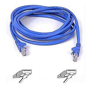 Belkin A3L791 06 Blu 6Ft 10/100Bt Rj45M/Rj45M Cat5E Patch Cable (Blue)