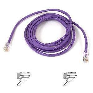 Belkin 6Ft Cat5E Snagless Patch Cable Utp Purple Pvc Jacket 24Awg T568B 50 Micron
